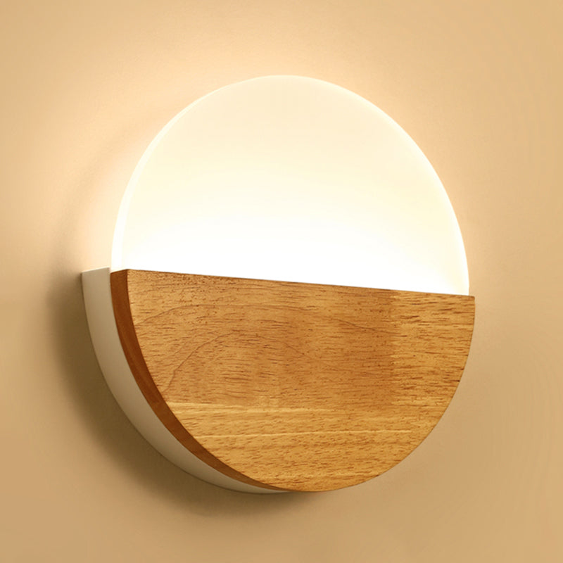 Madera de 1 luces LED LIGHT MODERNA NORDIC SDIPCURA PARA EL DORMITORIO