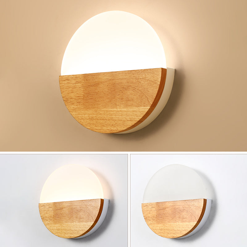 Madera de 1 luces LED LIGHT MODERNA NORDIC SDIPCURA PARA EL DORMITORIO