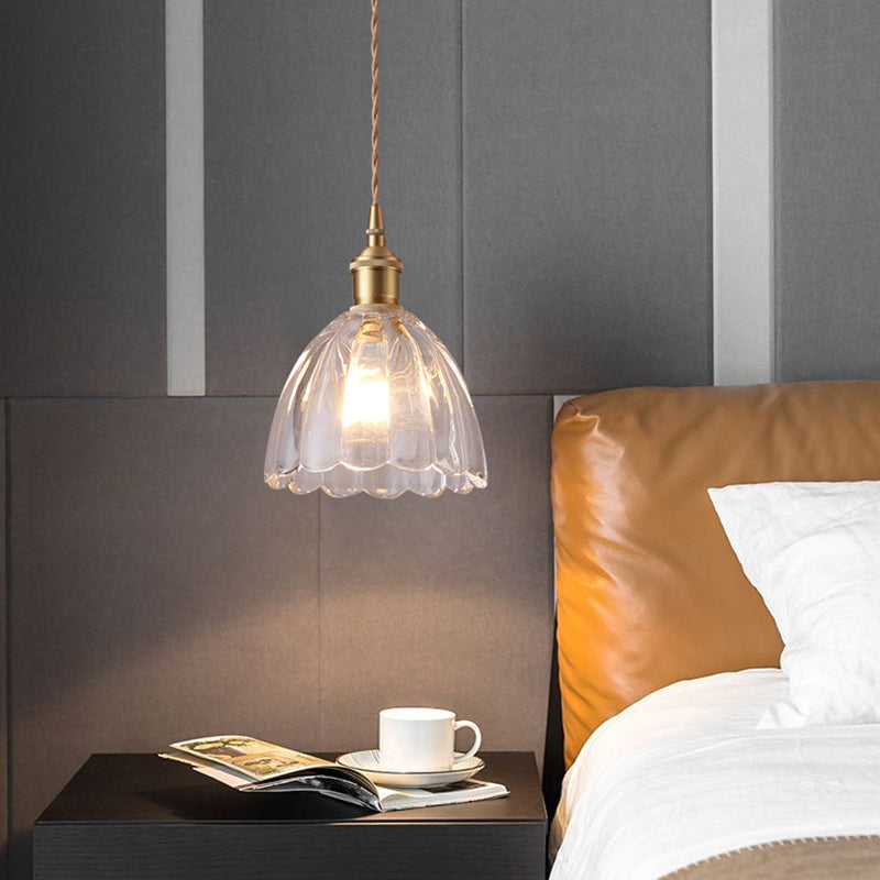 1 Light Pendant Lighting Modern Simplicity Glass Pendant Ceiling Lights for Restaurant