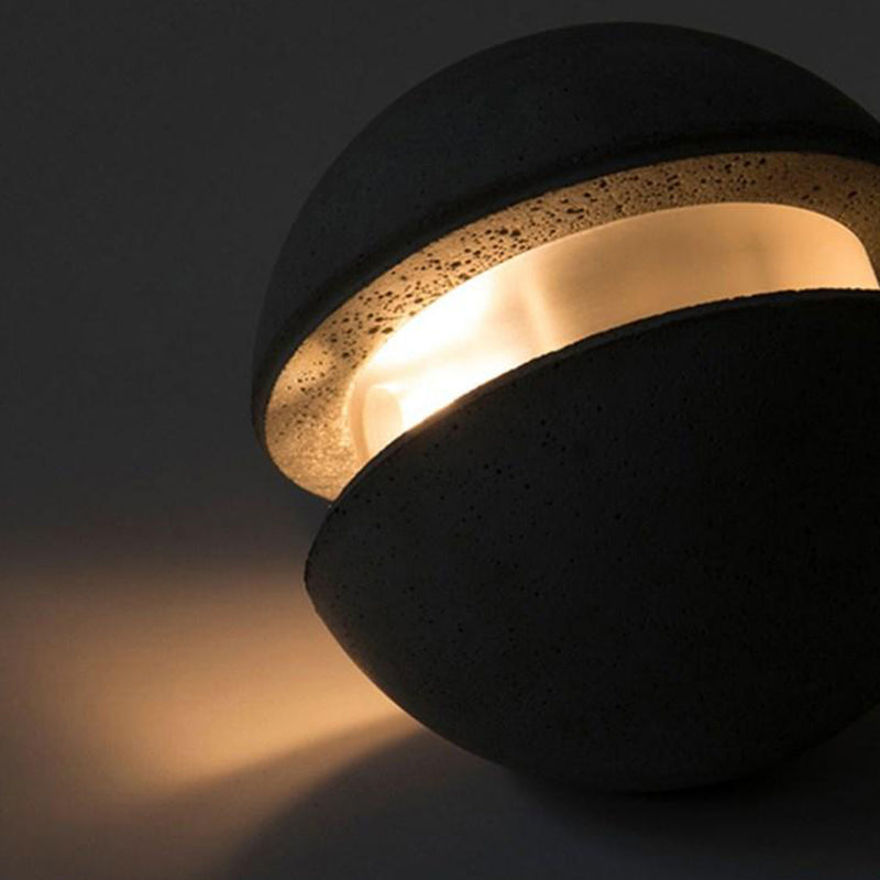 Modern Simplicity Round Ceiling Chandelier Cement Hanging Light for Living Room