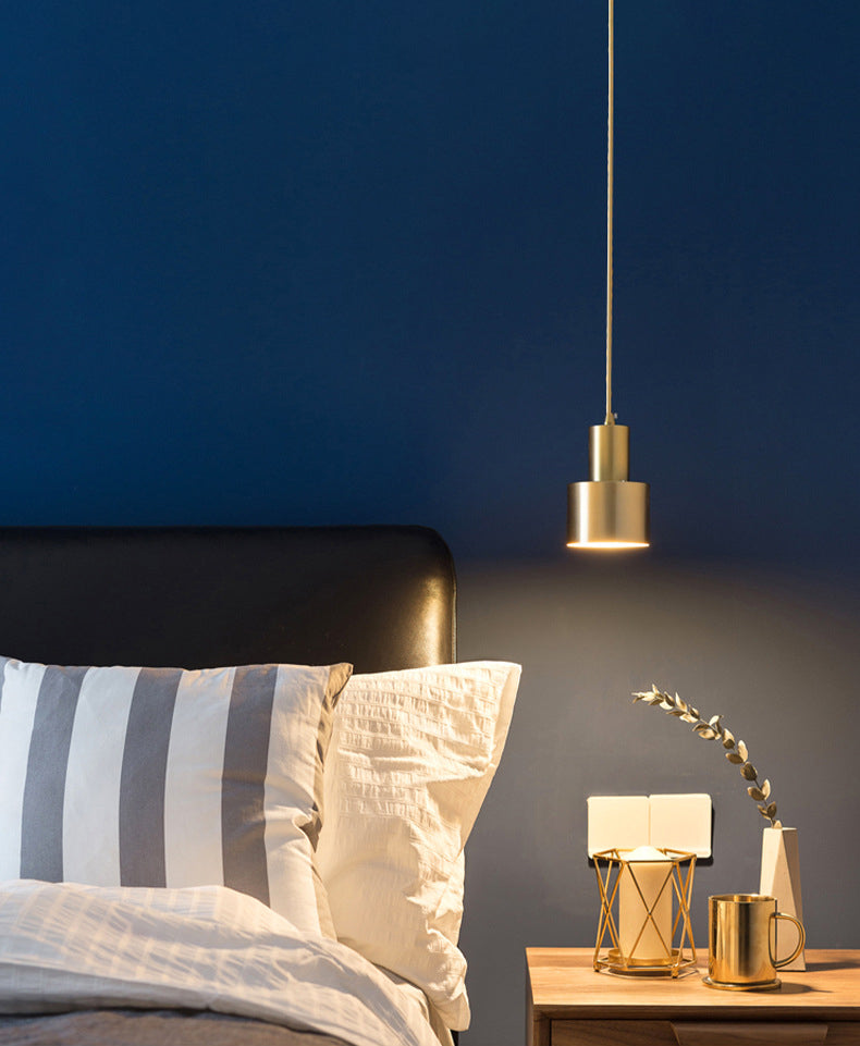 1 éclairage pendentif à cylindre léger postmoderne aluminium Plafond plafond pour restaurant