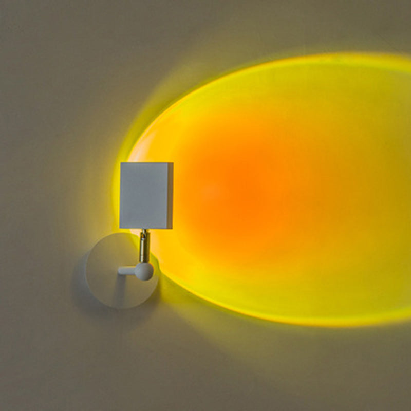 Armed 1-Light Modern Sconce Light LED Metal Wall Lighting Ideas for Living Room