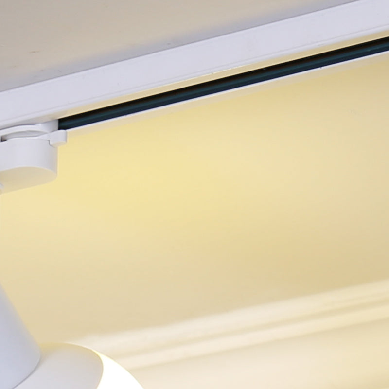 Linear Ceiling Flush Mount Light Minimalist Style Metal White Ceiling Mount Chandelier