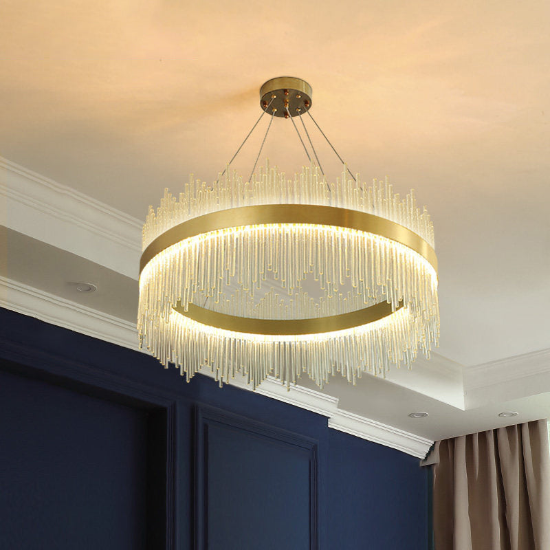 Linear Isola Lighting Acrilic Contemporary Simplicity Fishings a sospensione per il ristorante