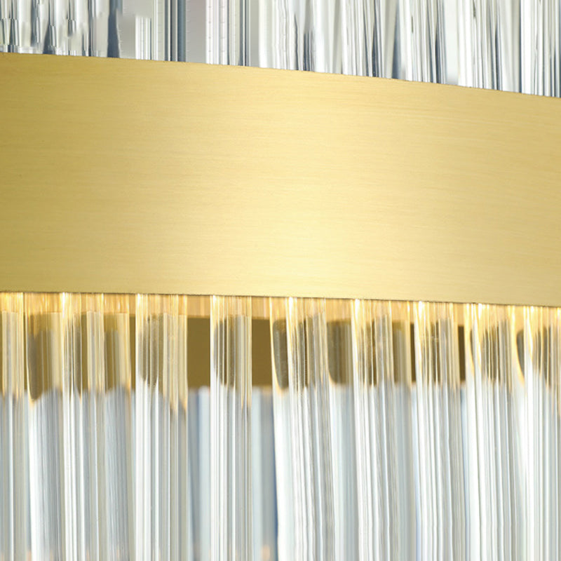 Linear Isola Lighting Acrilic Contemporary Simplicity Fishings a sospensione per il ristorante
