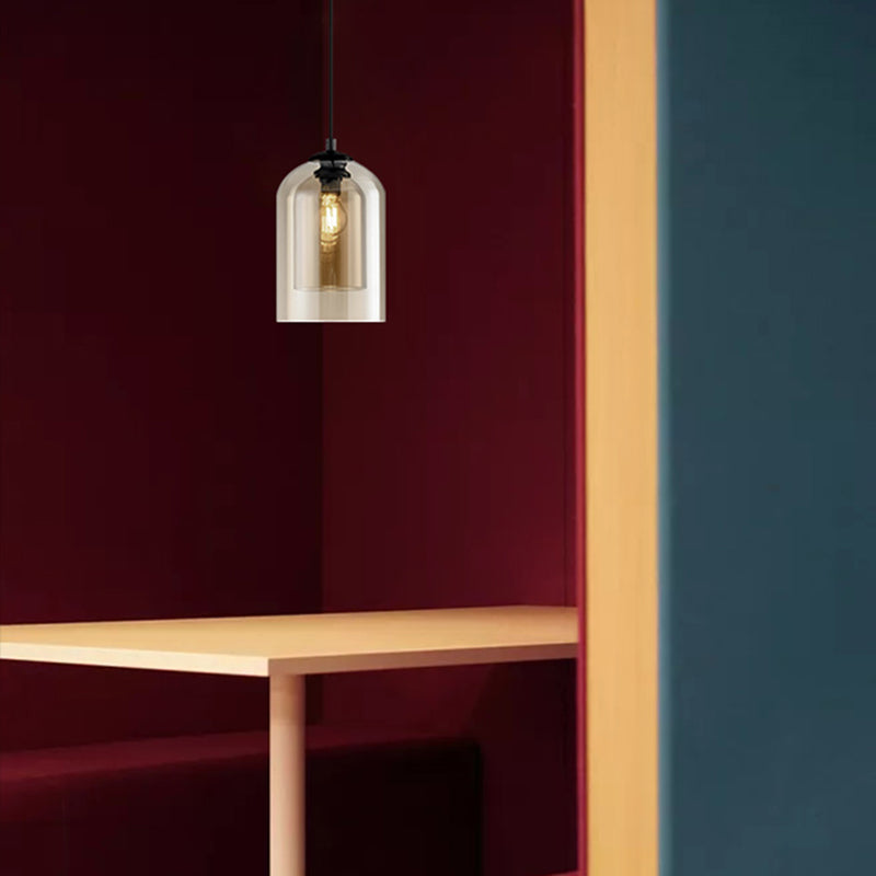 Schmiedeeisen -einzelnes Anhänger Licht in modern