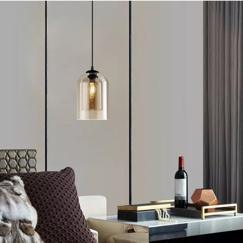 Schmiedeeisen -einzelnes Anhänger Licht in modern