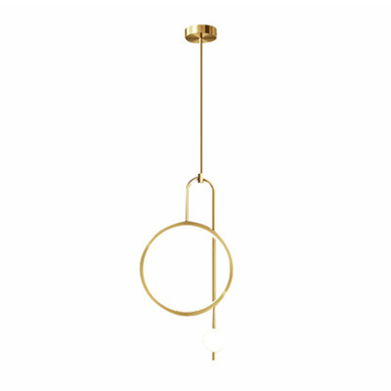 1 Light Ring Pendant Lighting Modern simplicity Acrylic Pendant Ceiling Lights for Restaurant