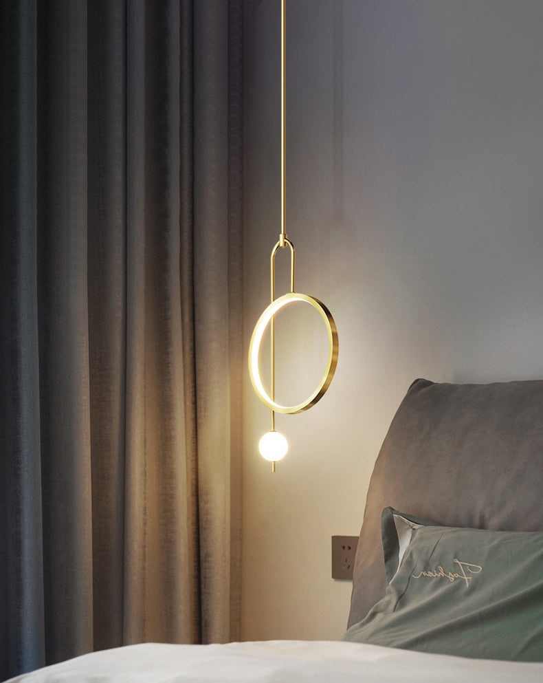 1 Light Ring Pendant Lighting Modern simplicity Acrylic Pendant Ceiling Lights for Restaurant