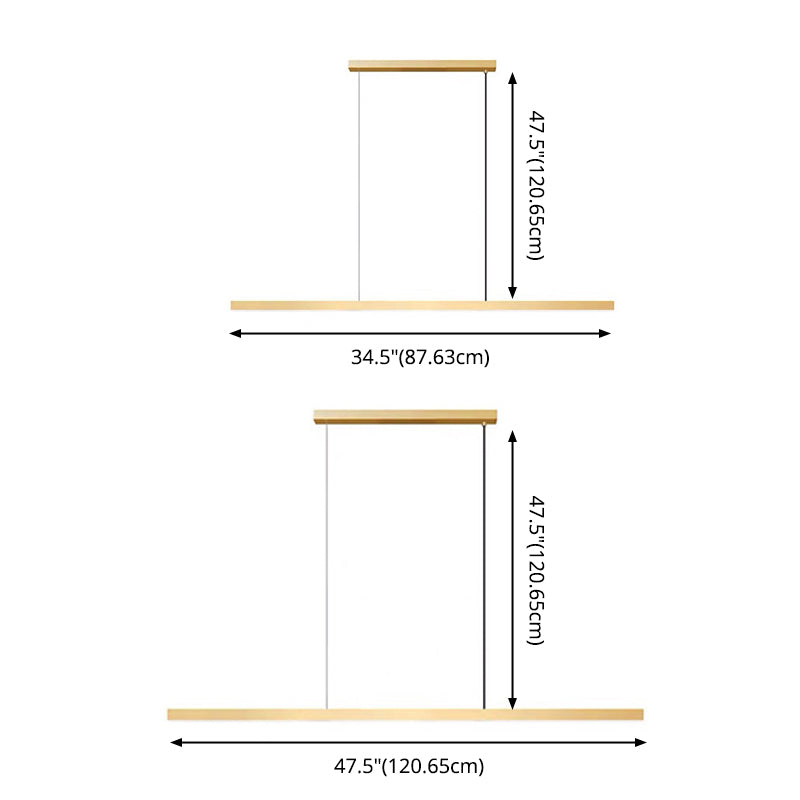 Modern Simplicity Round Chandelier Lamp Aluminum Hanging Pendant Lights for Restaurant