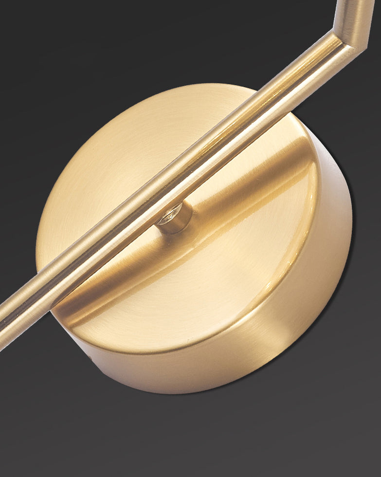 Wrought Iron LED Wall Lamp in Modern Creative Style Glass Globe Wall Light for Bedroom