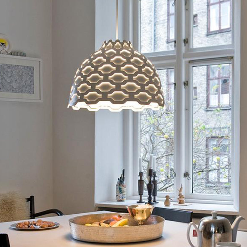 1 Kopf Restaurant Hanging Lampe Nordic 1 Head Pendelleuchte mit Schüssel Metallschatten