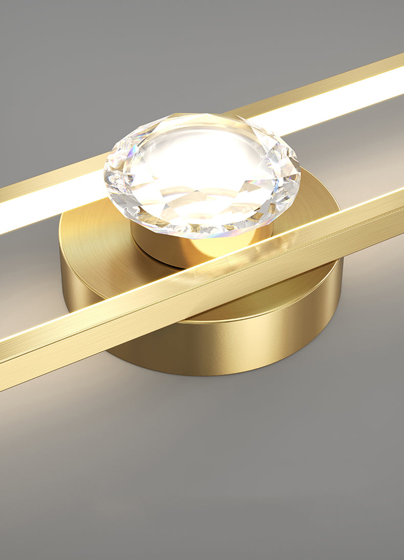 Luces de pared LED acrílicas simples modernas Lámparas de pared de 1 luces para sala de estar para sala de estar