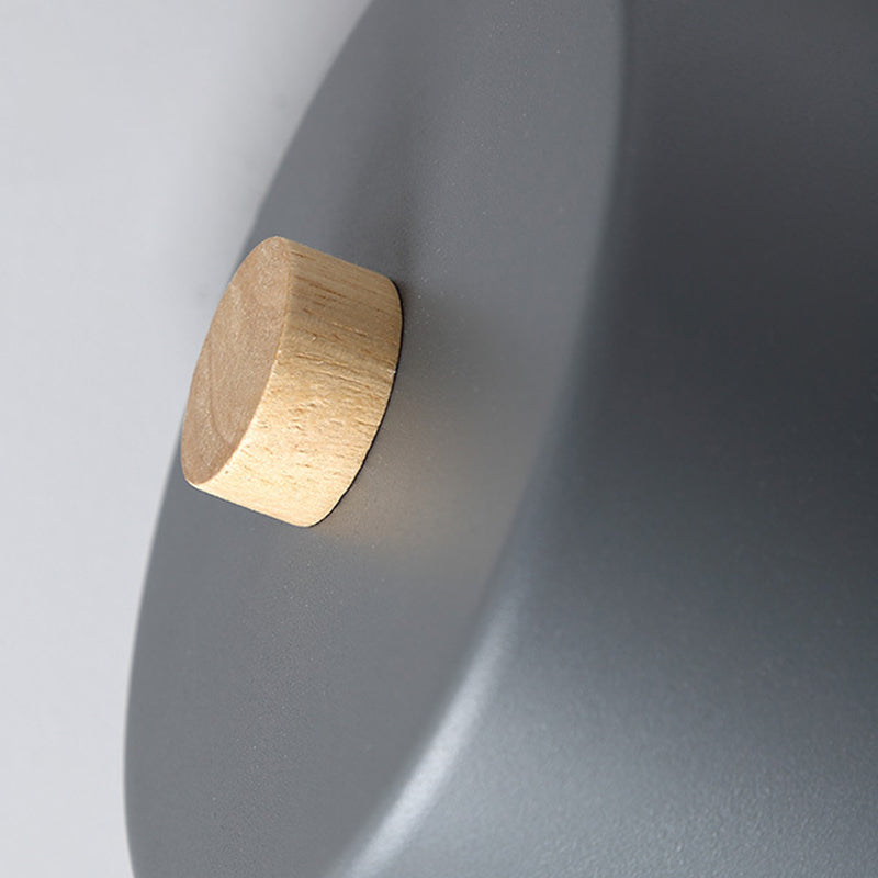 Bedroom Wall Mounted Light Fixture Nordic Style Wall Sconce Lighting with Cylinder Metal Shade