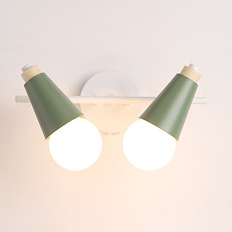 Conical Living Room Wall Sconce Lighting Contemporary Modern Style Wall Light Sconce