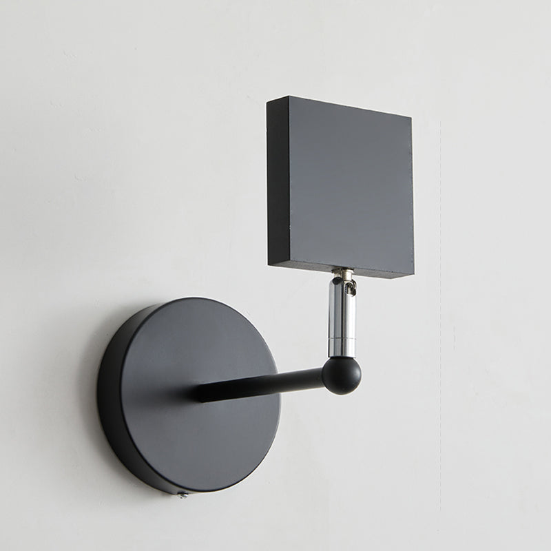 Lampada a parete a LED armata a 1 luce moderna a parete in metallo Montaggio per soggiorno