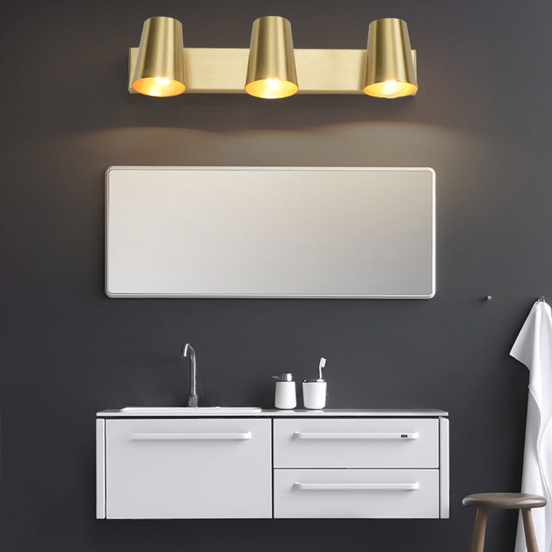 Metalen conische wandonderzoek verlichting hedendaagse stijl wandlamp in goud in goud