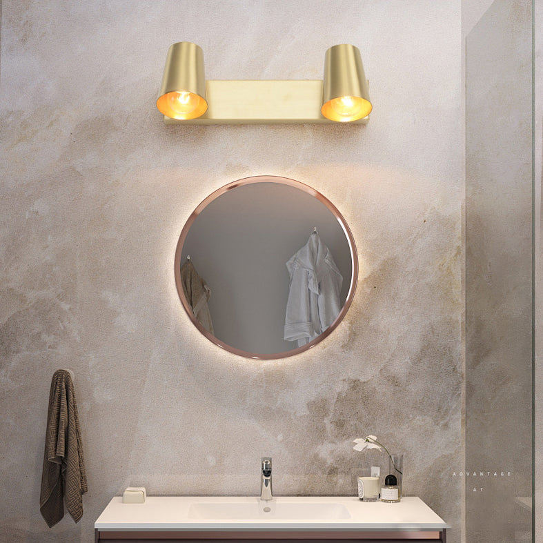 Metalen conische wandonderzoek verlichting hedendaagse stijl wandlamp in goud in goud