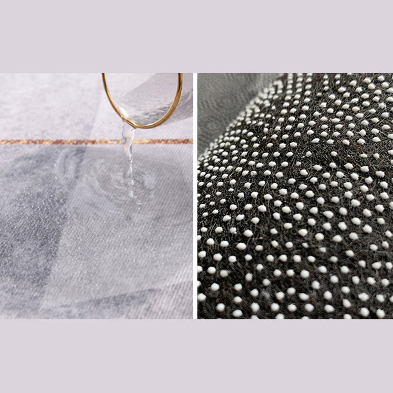 Gorgeous Watercolor Rug Distinctive Artistic Carpet Polyester Stain Resistant Rug for Living Room