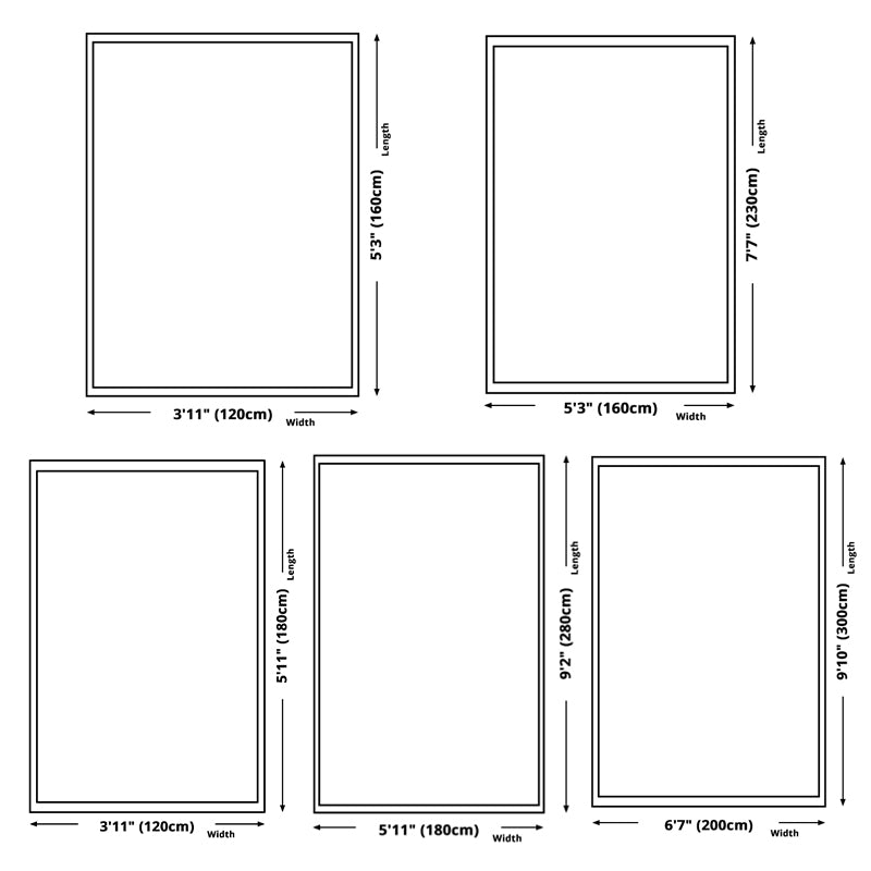 Flower and Feather Pattern Rug Trendy Polyester Carpet Non-Slip Backing Carpet for Home Decor