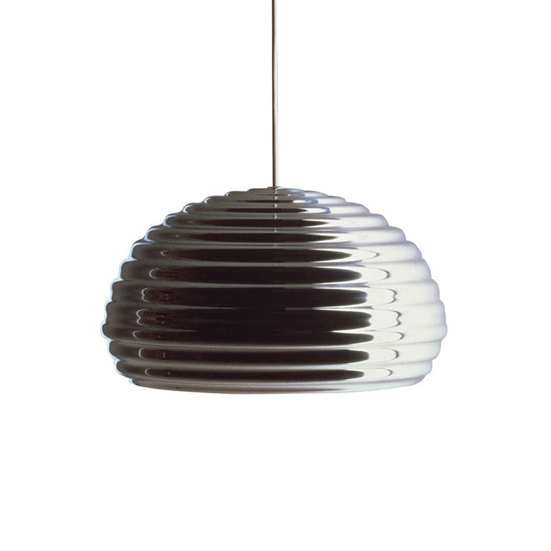 Bowl Metal Down Lighting Modern 1 Bulbo CRome colgante colgante Luz para dormitorio