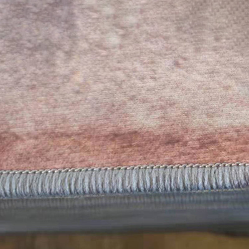 Colorful Triangle Pattern Rug Trendy Polyester Area Rug Friendly Washable Carpet for Living Room