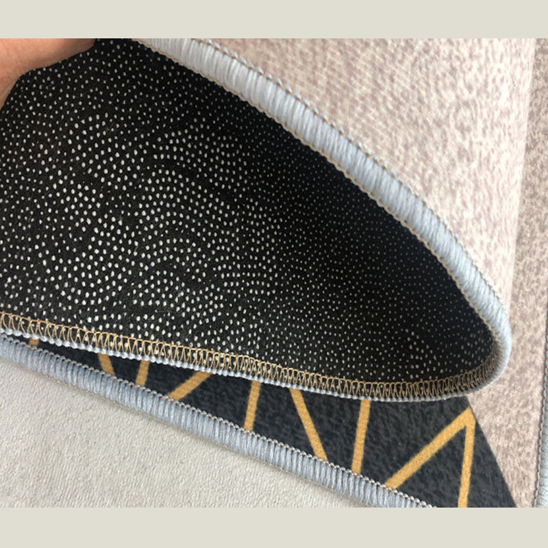 Meerkleurig eclectisch tapijt, polyester, visuele print, binnentapijt, vlekbestendig tapijt voor woondecoratie