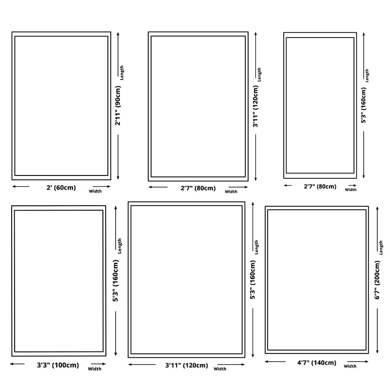 Stylish Triangle Pattern Rug Funky Modern Carpet Polyester Stain Resistant Rug for Living Room