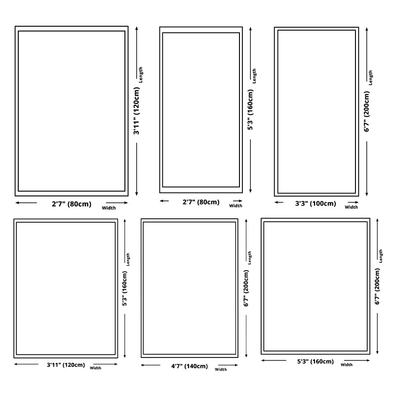 Trendy Geometry Pattern Rug Contemporary Polyester Area Carpet Washable Rug for Home Decoration