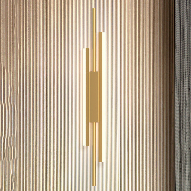 Nueva lámpara de montaje de pared acrílica moderna de 1 luces apliques de pared lineal para sala de estar