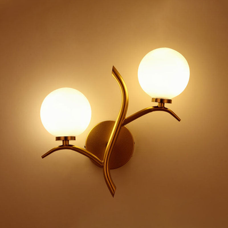 Bolas Glass Wall Plighting Lighting Nordic Style Wall Monte Lightsing para dormitorio