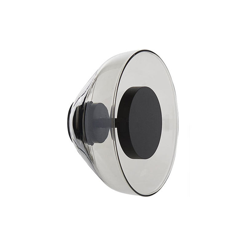 Glass Bowl Sconce Light Fixture Modern Style LED Wall Lighting Fixture for Aisle