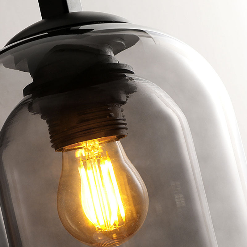 Lámpara de pared sombreada de estilo nórdico luminoso de pared de la pared del dormitorio del dormitorio