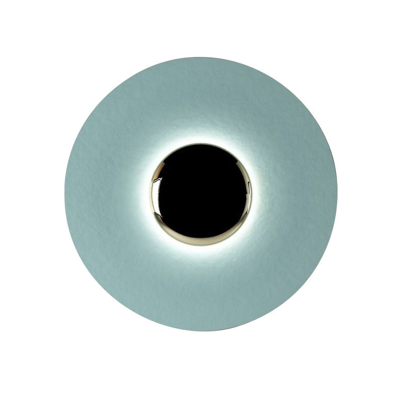 1-Light Contemporary Iron Wall Sconce Circle Wall Light Lamp for Bedroom