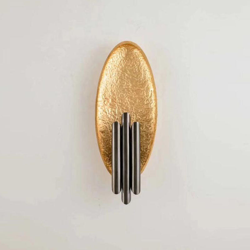 Lampada montata a parete in metallo regolabile contemporaneo per camera da letto