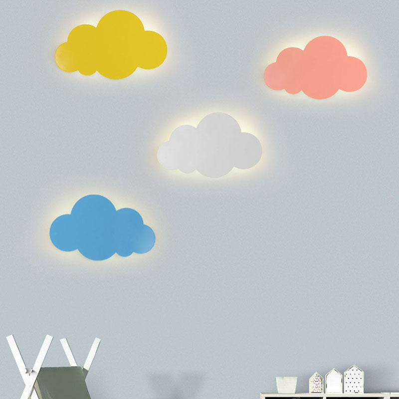 Bambini nuvol ombra a parete montata in ferro battuto con le luci delle pareti per la stanza dei bambini
