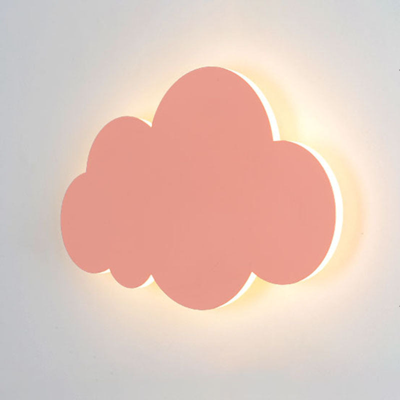 Bambini nuvol ombra a parete montata in ferro battuto con le luci delle pareti per la stanza dei bambini