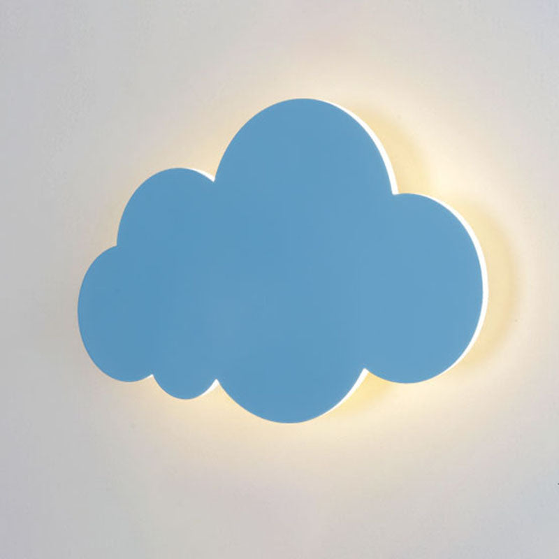 Bambini nuvol ombra a parete montata in ferro battuto con le luci delle pareti per la stanza dei bambini