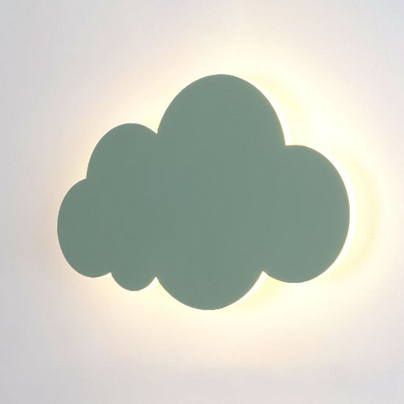 Bambini nuvol ombra a parete montata in ferro battuto con le luci delle pareti per la stanza dei bambini