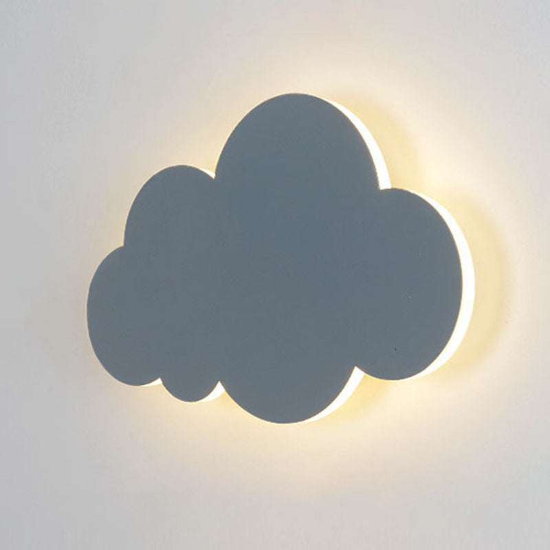 Bambini nuvol ombra a parete montata in ferro battuto con le luci delle pareti per la stanza dei bambini
