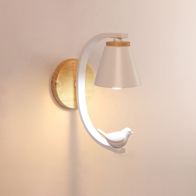 Carsine de résine Cartoon moderne à 1 lumière LED MUR MUR ARMÉE MUR ARMÉ