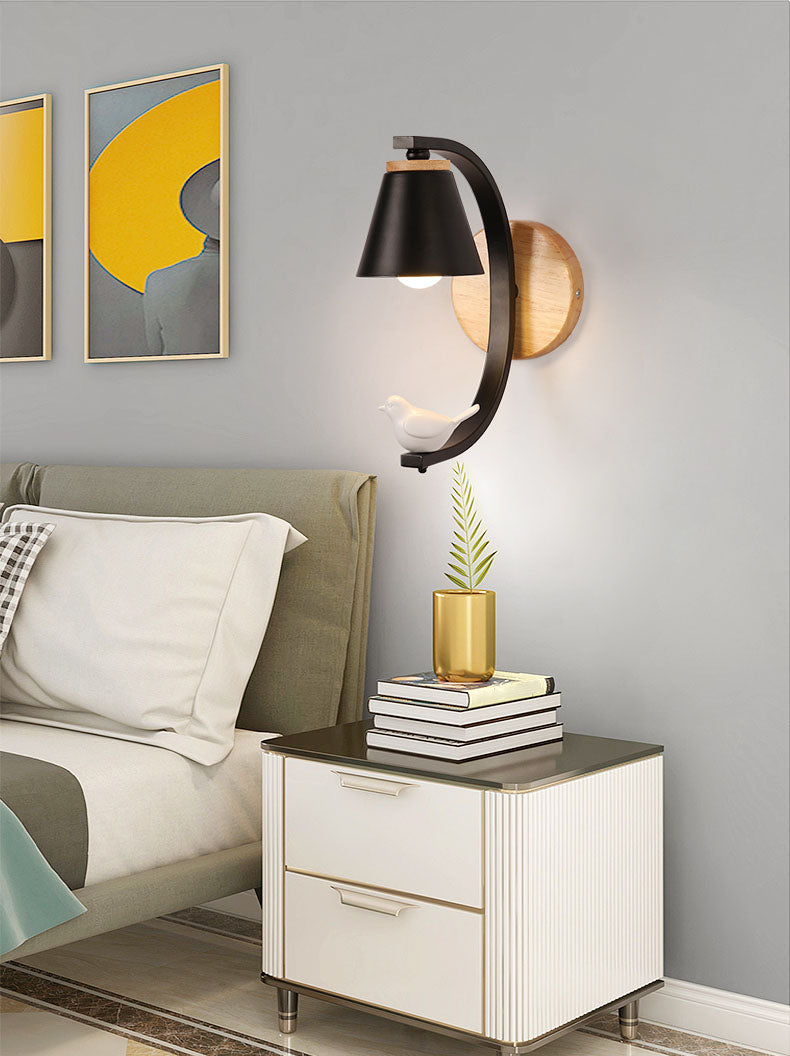 Carsine de résine Cartoon moderne à 1 lumière LED MUR MUR ARMÉE MUR ARMÉ