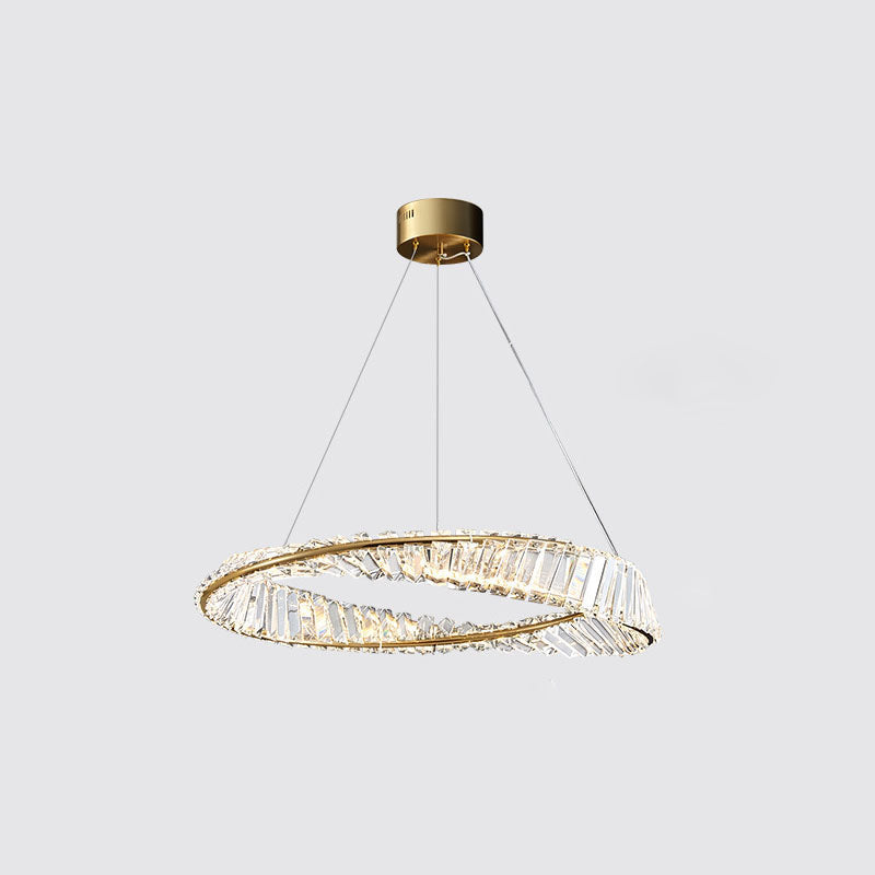 Semplicità ultra-moderna a led orbicolare lampada lampada a sospensione in cristallo a sospensione