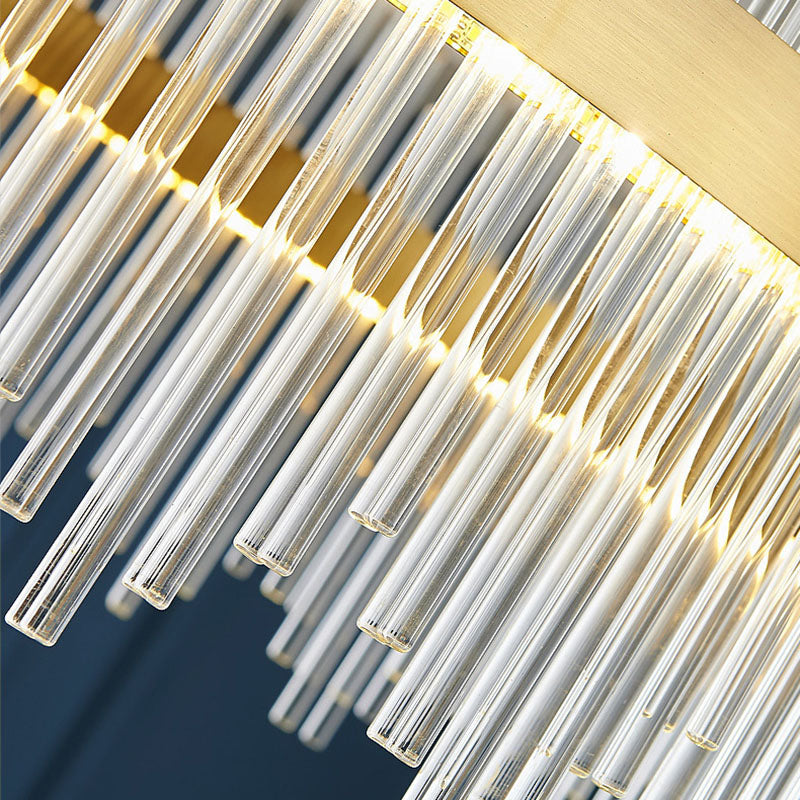 Lampada il lampadario circolare Light Segnalizzazione moderna Simplicity Crystal Crystal Ciondolo per il ristorante