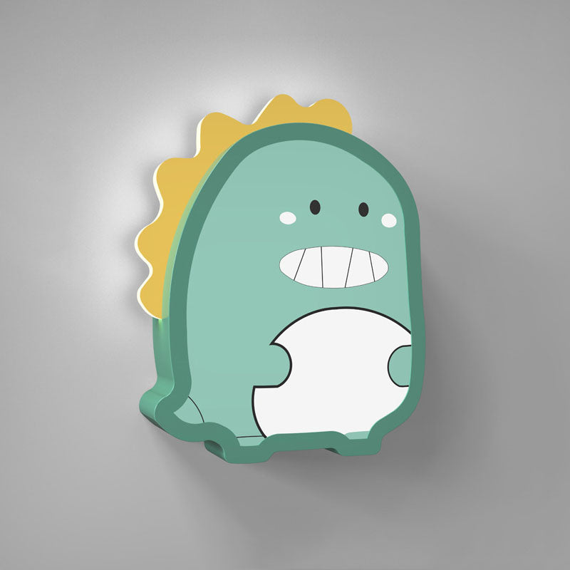 Metal Cartoon Wall Sconce 1-Light LED Wall Mounted Lighting for Children's Room