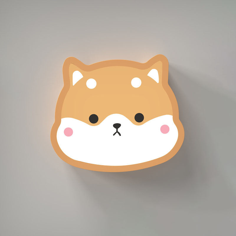 Metal Cartoon Wall Sconce 1-Light LED Wall Mounted Lighting for Children's Room