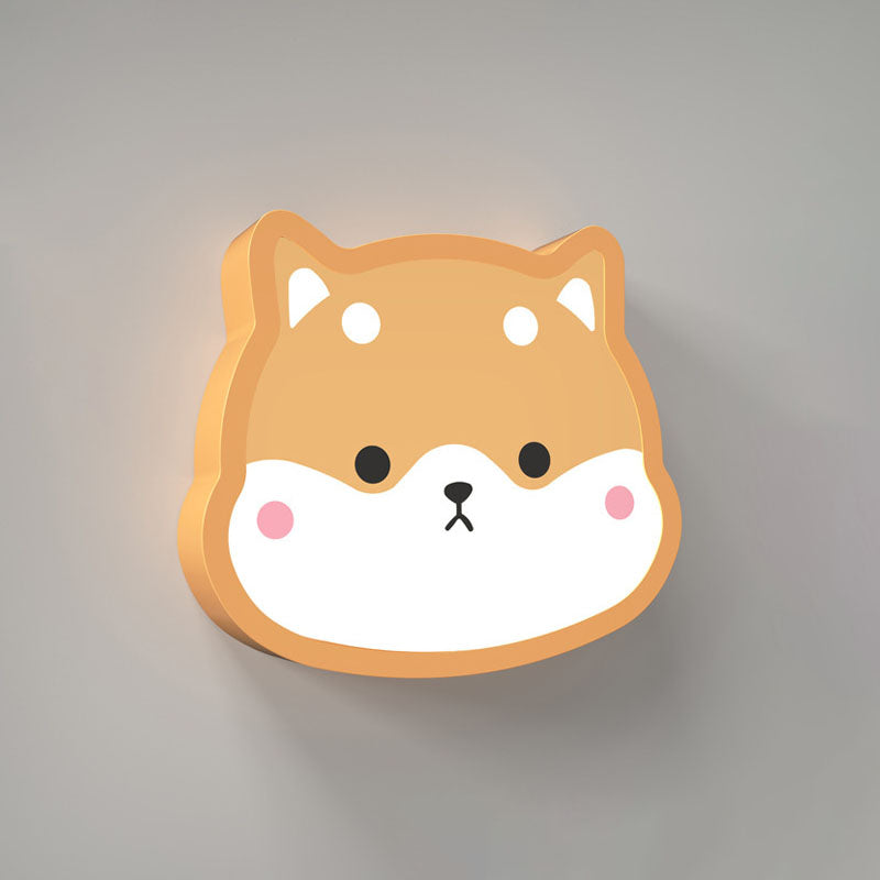 Fumetto in metallo funce sconce a 1 luci a parete a parete montata per la stanza dei bambini