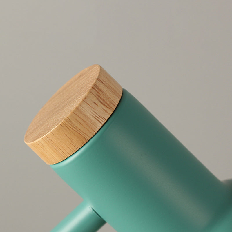 Lampada da scrivania per sala studio con braccio oscillante Lampada da lettura in stile Macaron a 1 testa in metallo con portapenne