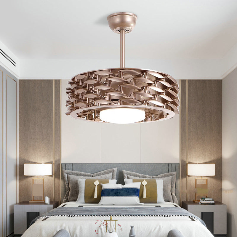 Éclair de ventilateur de plafond circulaire LED