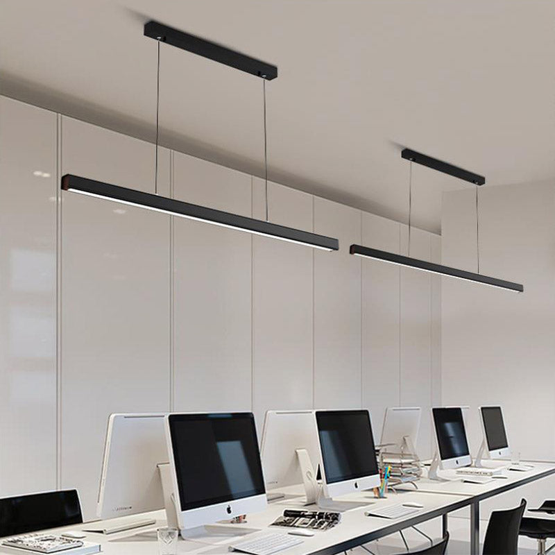 Linear Isola Lighting Acrilic Contemporary Simplicity Fishings a sospensione per il ristorante
